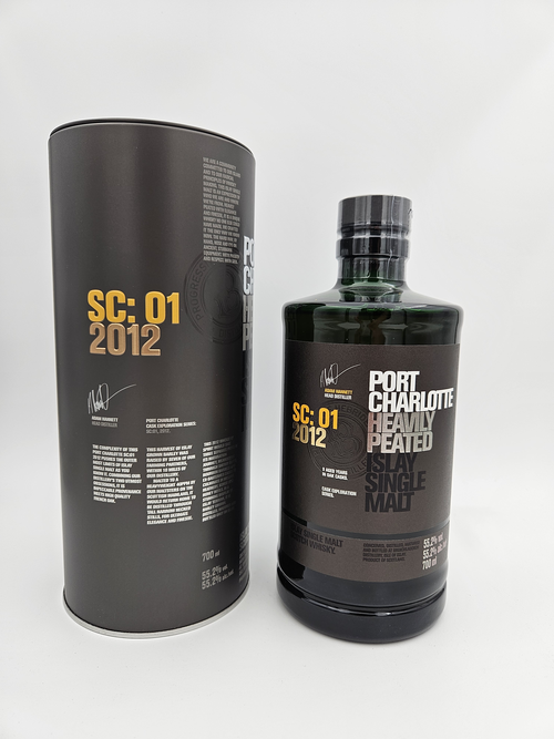 Bruichladdich Port Charlotte SC 01 2012
Single Malt Scotch Whisky
Limitierte Stückzahl, Zuteilung vorbehalten