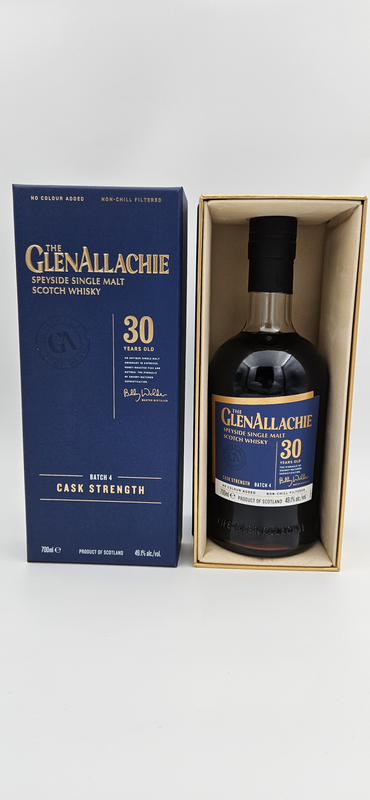The GlenAllachie 30 years old
Speyside Single Malt
Batch number Four