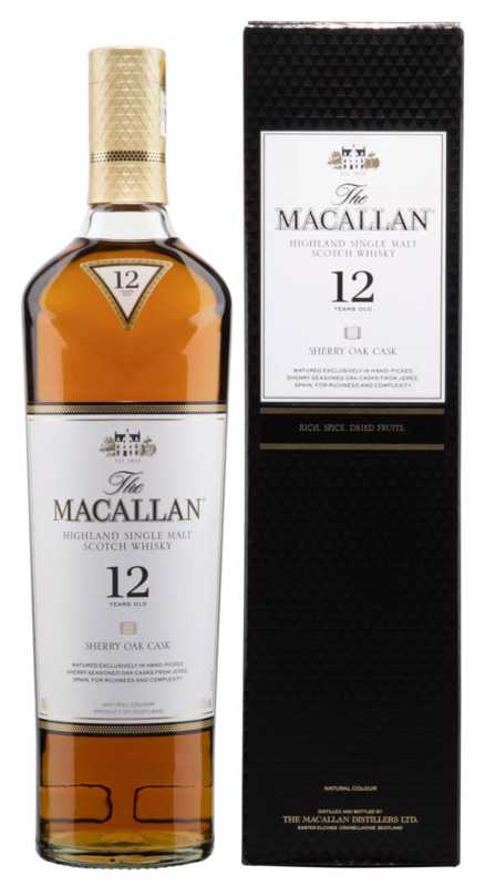 The Macallan Sherry Oak 12 years old
Single Speyside Malt