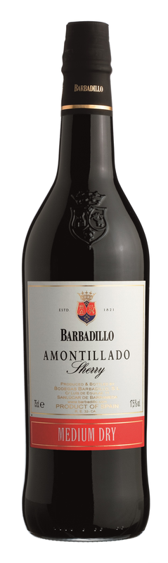 Sherry Amontillado, medium dry
Barbadillo, Sanlúcar de Barrameda