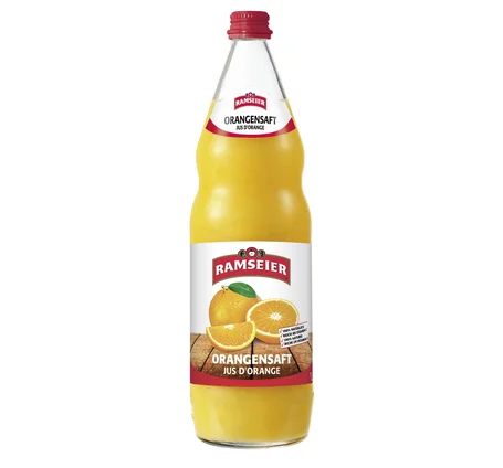 Orangensaft Glas, Ramseier 