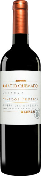 Palacio Quemado Crianza 
Ribera del Guadiana DO
Viñas de Alange