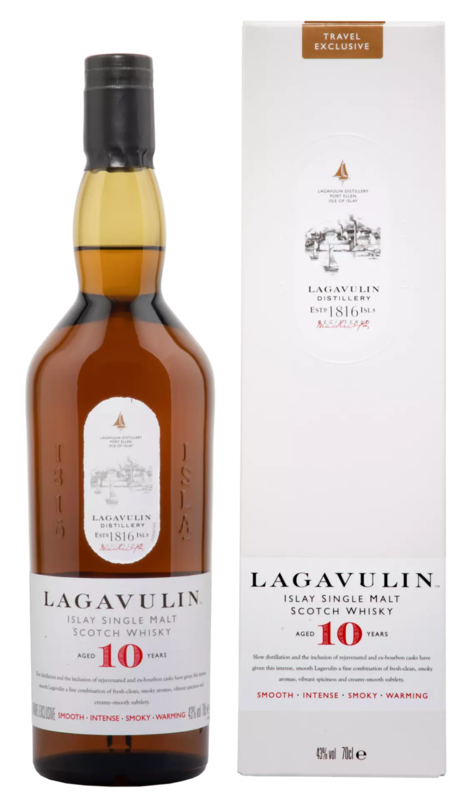 Lagavulin 10 years old,
Single Islay Malt
