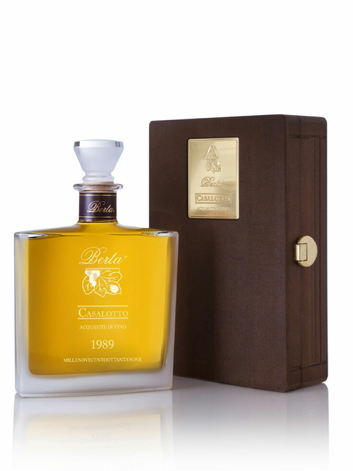 Acquavite di vino, CASALOTTO 1989
Distilleria Berta, im Holzkistchen