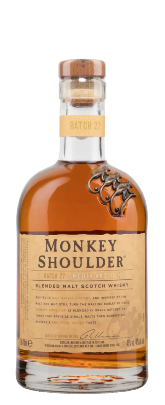 Monkey Shoulders, blended Scotch
William Grant