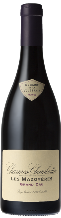 Charmes-Chambertin AOC 'les Mazoyères"
Grand Cru, Domaine de la Vougeraie