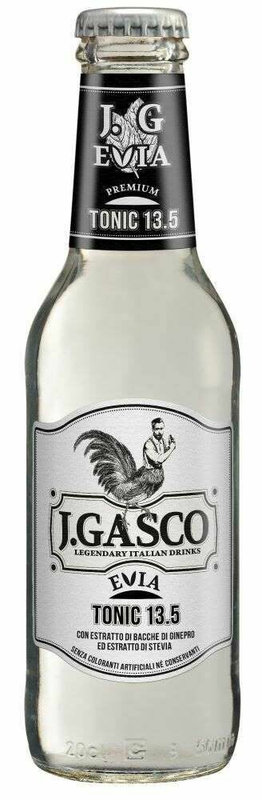 Tonic 13.5 EVIA *
mit Fructose und Wacholderbeeren Extrakt
(13.5 kalorien/100ml)
J. Gasco