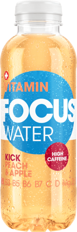 Focuswater KICK *
Pfirsich & Apfel 