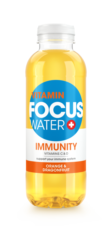 Focuswater IMMUNITY Orange & Drachenfrucht