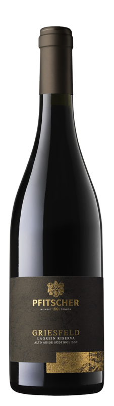 Südtirol Lagrein Riserva "Griesfeld" DOC Alto Adige, 
Weingut Pfitscher, Montan/Montagna
(Klimahaus zertifiziert+Anbau naturnah ohne Bio-zertifizierung)